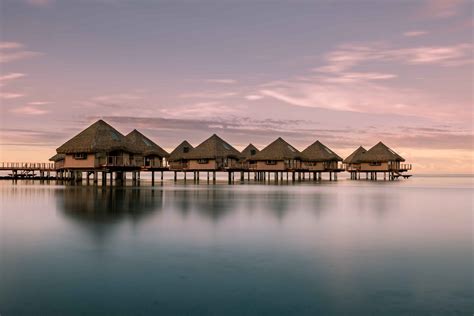 Overwater bungalows, French Polynesia