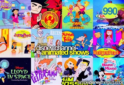 The Cartoons were better quality | Disney channel shows, Old disney ...