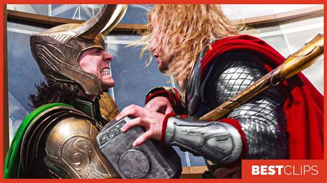 Thor Vs Loki - Fight Scene | The Avengers 2012 Movie CLIP 4K - YouTube