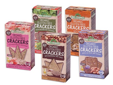 Organic gluten-free crackers with all-natural ingredients – Biocosmos