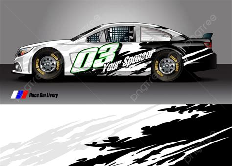 Race Car Livery Graphic Vector Designs Mockup Template Download on Pngtree