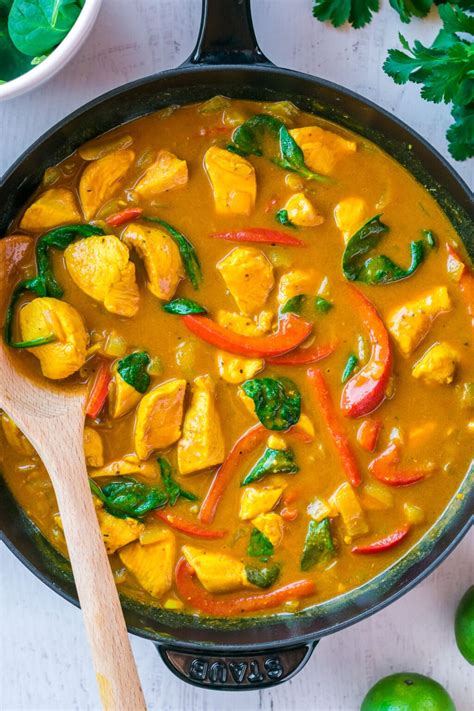 Coconut Chicken Curry (30 Minute Recipe!) Easy & Healthy Dinner Idea