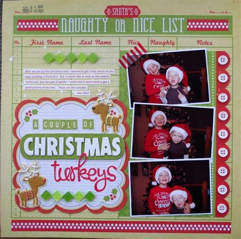 Christmas scrapbook ideas - FaveThing.com