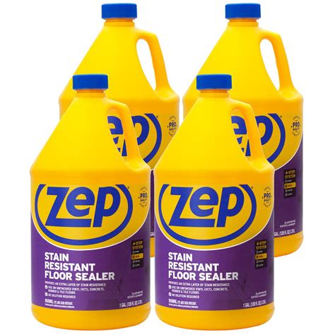 ZEP 1 Gal. Stain-Resistant Floor Sealer (Case of 4)-ZUFSLR128 - The Home Depot