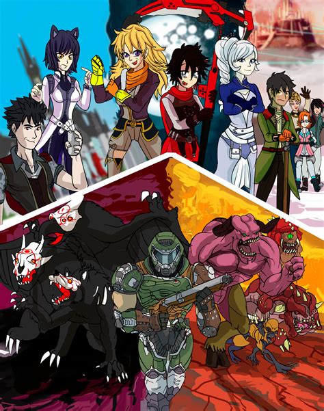 Doom and RWBY by UrhangrZerg on DeviantArt