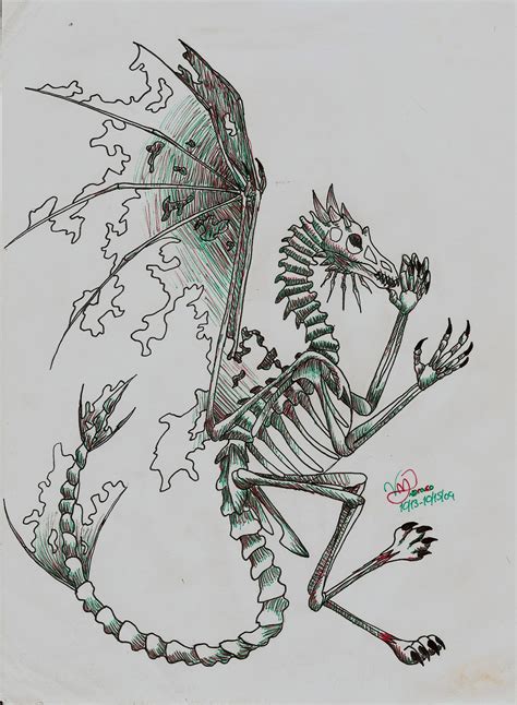 Skeleton Dragon by dinosapien on DeviantArt