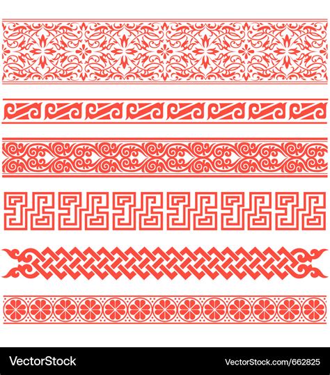 Floral scroll pattern Royalty Free Vector Image