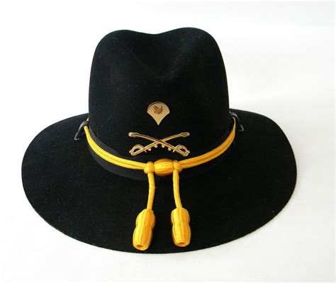 Cavalry Hat II by Stetson Fur Felt Gold Acorn Band Traveling Hat Box ...