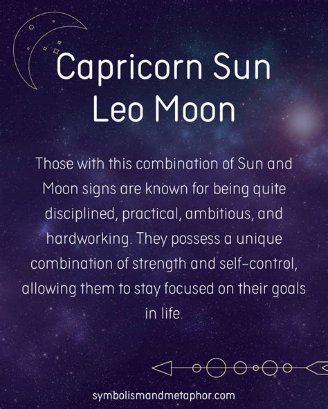 12 Capricorn Sun Leo Moon Personality Traits