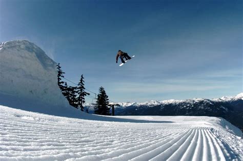 Big jump big air in Whistler snowboarding. http://whistleroutfitters ...