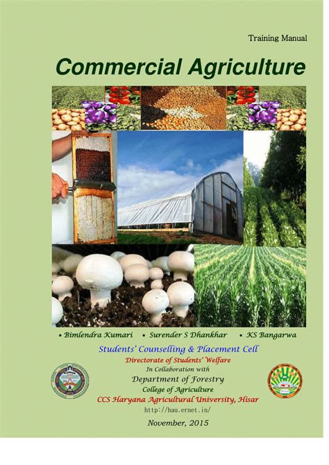 (PDF) Commercial Agriculture