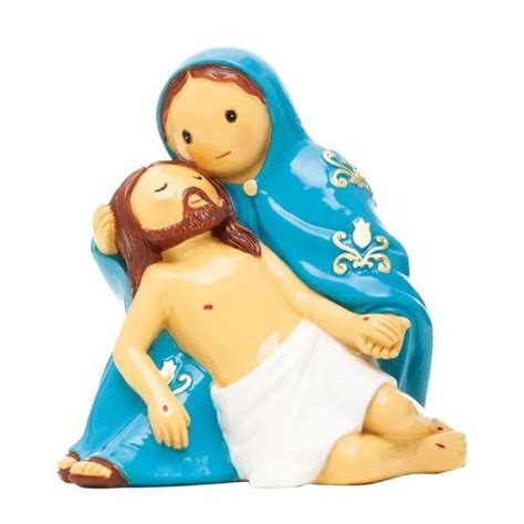 3& PIETA MARY Jesus Our Lady of Mercy Little Drops Water New Catholic ...