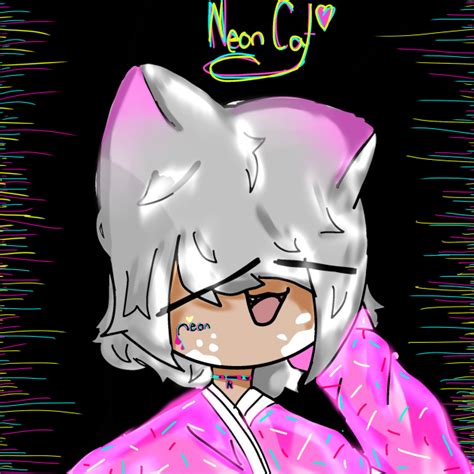 Neon Cat! - ibisPaint