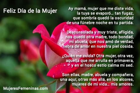 Poemas Del Dia De La Mujer Cortos Para NiГ±os - Descargar Pdf