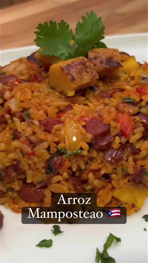 Arroz Mamposteao 🇵🇷👌🏻 | Sabroso Sabroso | in 2023 | Arroz moro recipe ...