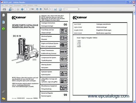 15+ Kalmar Forklift Repair Manual Background - Forklift Reviews