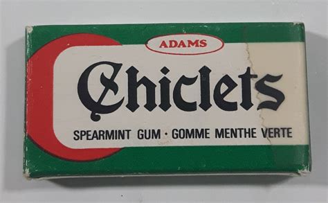 Vintage Adams Chiclets Spearmint Gum Box EMPTY – Treasure Valley ...