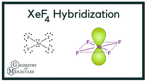 Hybridization of XeF4 (Xenon Tetrafluoride) - YouTube