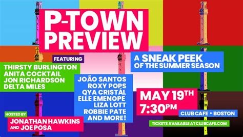 P-Town Preview: a sneak peek of the summer season