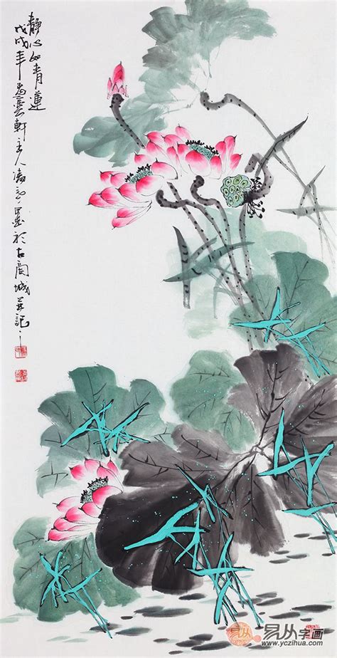 现代画荷花有名的画家,十位名家画荷花,古代画荷花的画家_大山谷图库