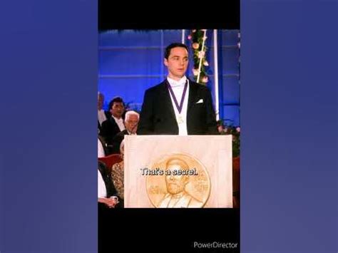 Sheldon & Amy Nobel Prize Speech #shorts #sheldoncooper #tbbt #tv # ...