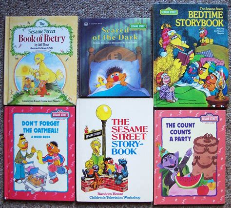 Sesame Street Books Childrens Book Collection Lot of 12