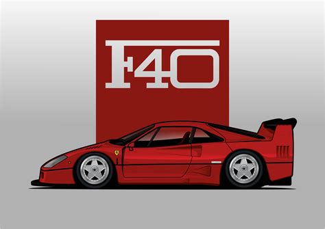 Ferrari F40 – Illukrative