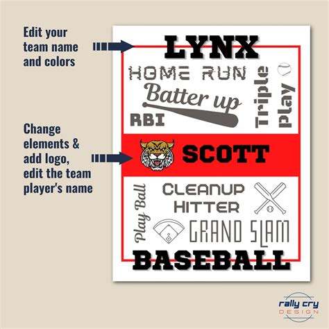 Baseball Locker Sign Tag Locker Decoration Team Hotel Sign - Etsy