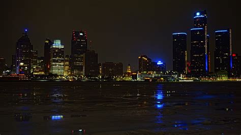 Detroit Skyline Winter Photography I Windsor Canada - YouTube