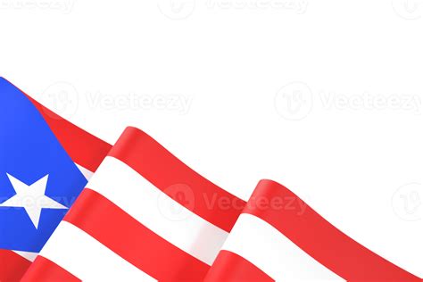 Puerto Rico flag design national independence day banner element transparent background png ...