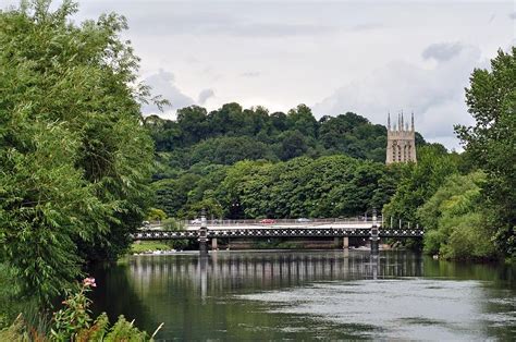 The River And Bridges At Burton On Trent Photograph by Rod Johnson