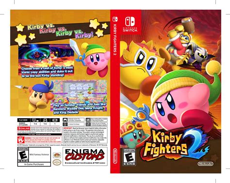 Kirby Fighters 2 : r/NintendoSwitchBoxArt