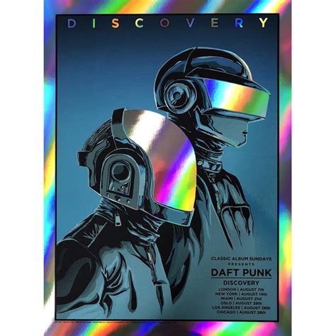 Daft Punk (Discovery) Foil Edition screenprint by Tim Doyle - French ...