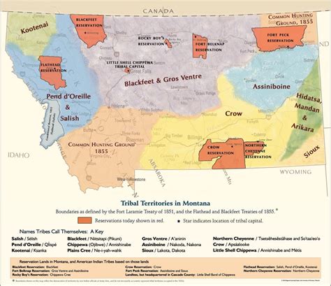 Indian Reservations In Montana Map | Kaleb Watson