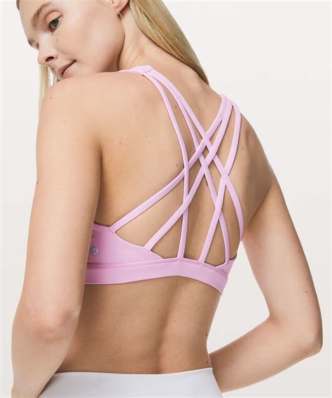 lululemon Women's Free To Be Serene Sports Bra, Cherry Blossom Pink, Size 8 in 2019 | Bra, Women ...