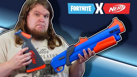 NERF Fortnite Pump SG Blaster Pump Action Mega Dart Ages Toy Gun ...