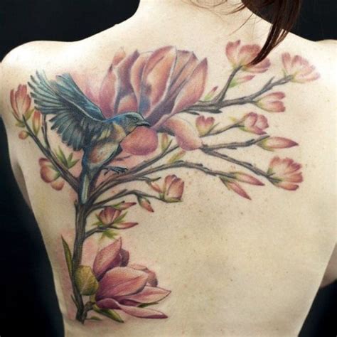 20+ Magnolia Tattoos | Magnolia tattoo, Shoulder blade tattoo, Magnolia flower tattoo