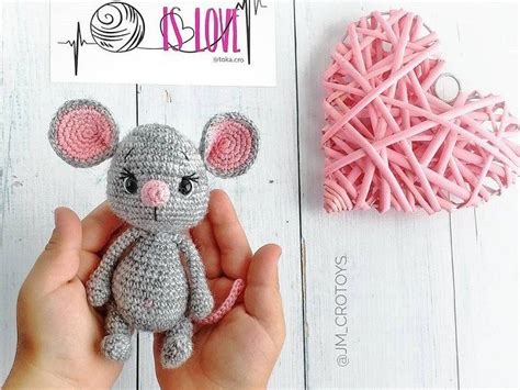 Crochet Crochet mouse Plush mouse pattern Crochet rat pattern Crocher mouse pattern Amigurumi ...