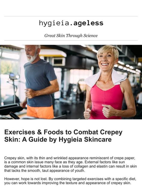 Hygieia Skin: Exercises & Foods to Combat Crepey Skin: A Guide by Hygieia Skincare | Milled