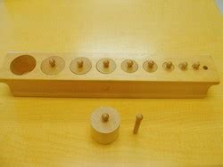 Knobbed Cylinders - Montessori Album