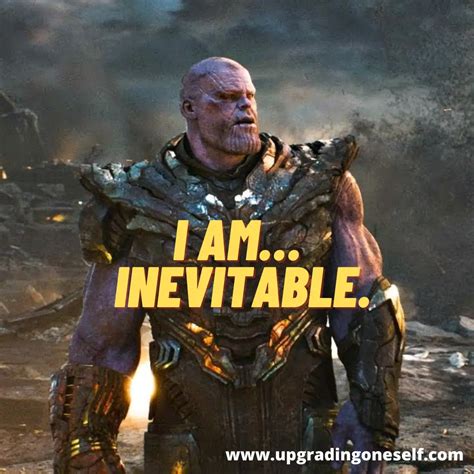 thanos quotes (10) - Upgrading Oneself