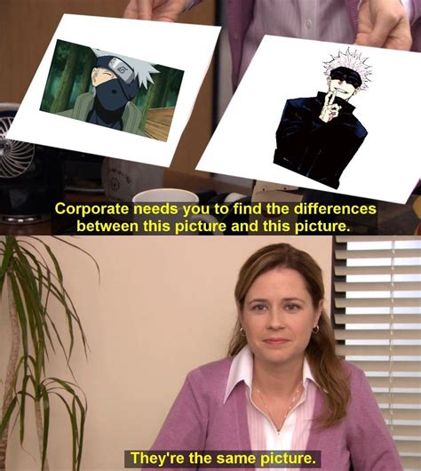 Kakashi ans Gojo : r/weeby_memes