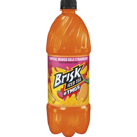 Brisk Tropical Mango Ice Tea 1 Liter – Kobe Mini Mart