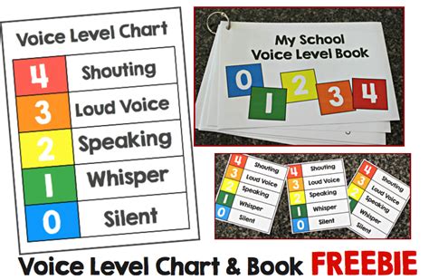 Voice Level Chart Printable