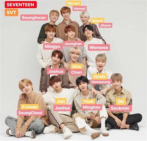 Seventeen | Seventeen, Seventeen kpop, Seventeen members names