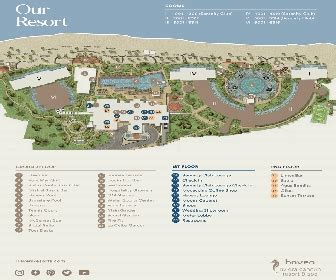 Resort Map | Haven Riviera Cancun Resort & Spa | Riviera Maya, Mexico