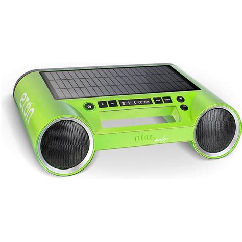 Etón Rukus Solar (Green) | Wireless speaker system, Wireless speakers, Solar power