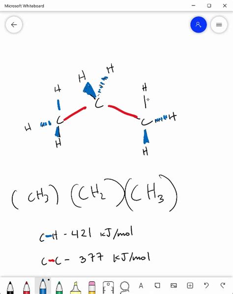 SOLVED:Draw a line-bond structure for propane, CH3 CH2 CH3. Predict the value of each bond angle ...