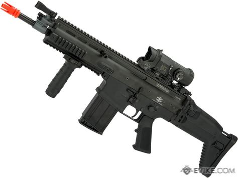 Cybergun FN Herstal SCAR-H CQB Licensed MK17 Gas Blowback Airsoft Rifle by VFC (Color: Black ...