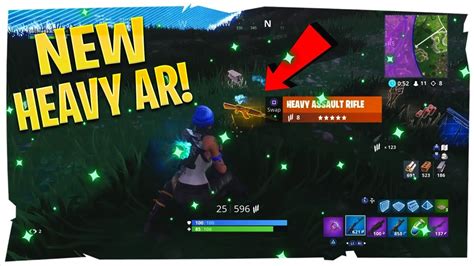 NEW HEAVY AR GAMEPLAY! (FORTNITE BATTLE ROYALE) - YouTube